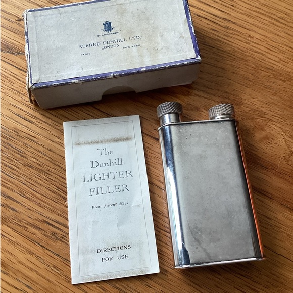 Vintage: Alfred Dunhill Lighter Filler Flask. - Picture 4 of 12